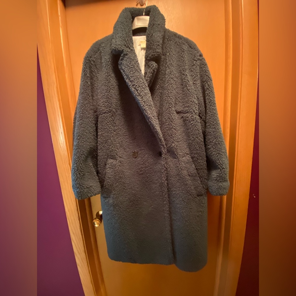 Maeve Silas teddy Sherpa coat size 1X